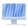 All-in-One Apple iMac 24 M4/32GB/1TB/MacOS Retina 4,5K Niebieski 10R GPU